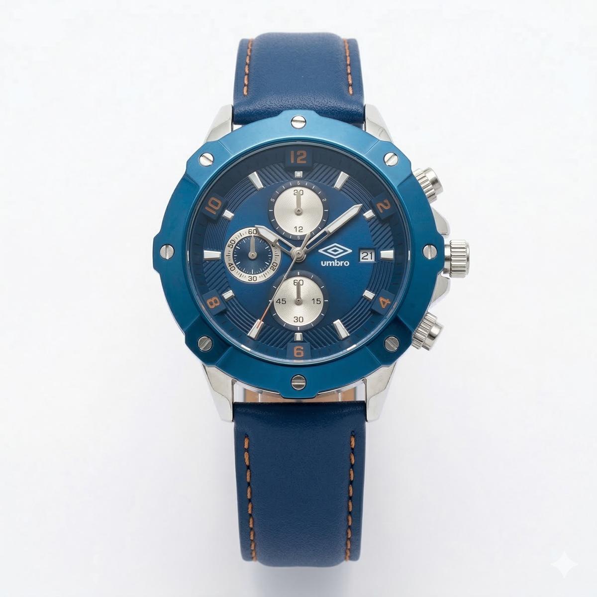 Reloj Análogo Hombre Umbro Plus Azul UMBP-1500-61