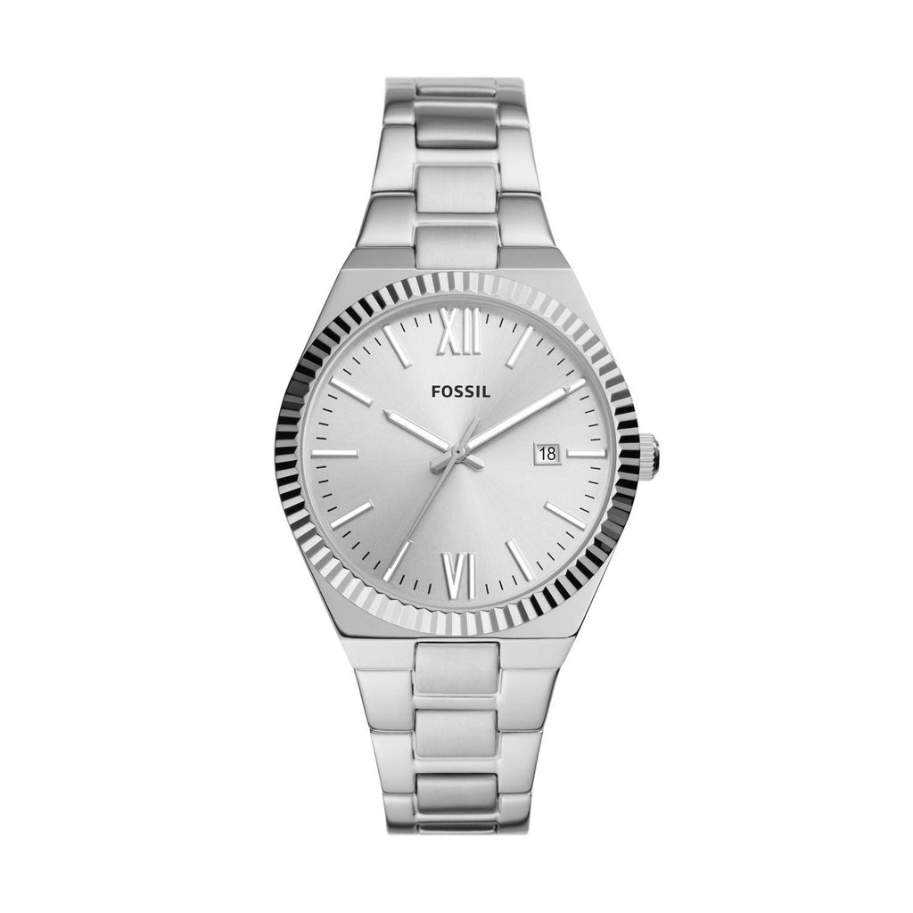 Reloj Plateado Fossil Mujer ES5300