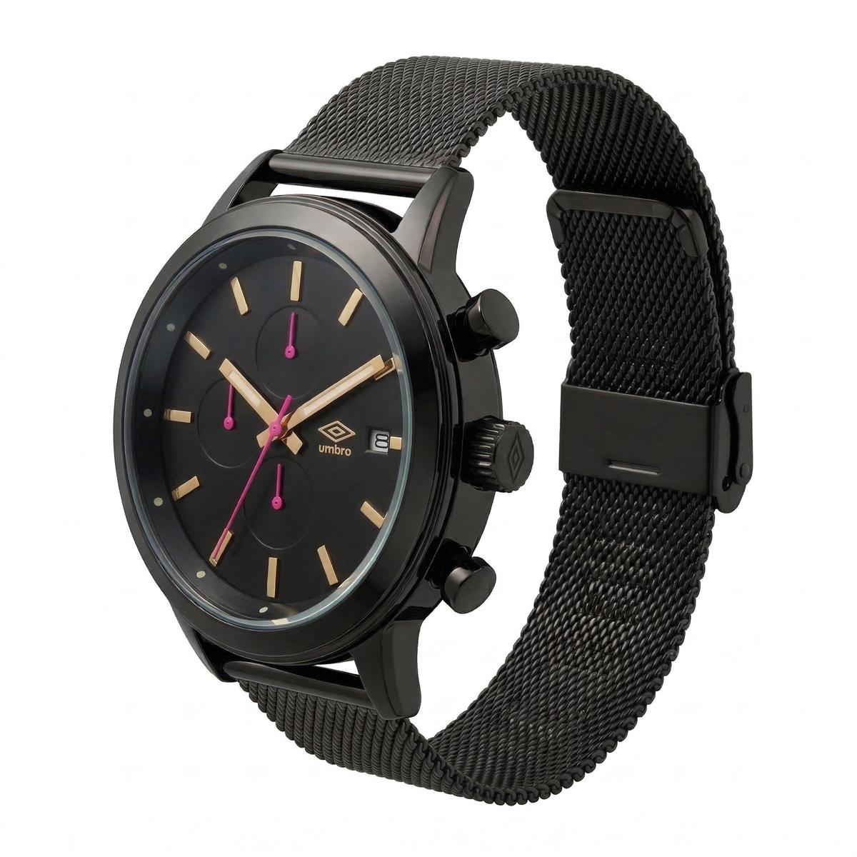 Reloj Análogo Hombre Umbro Plus Negro UMBP-1500-199