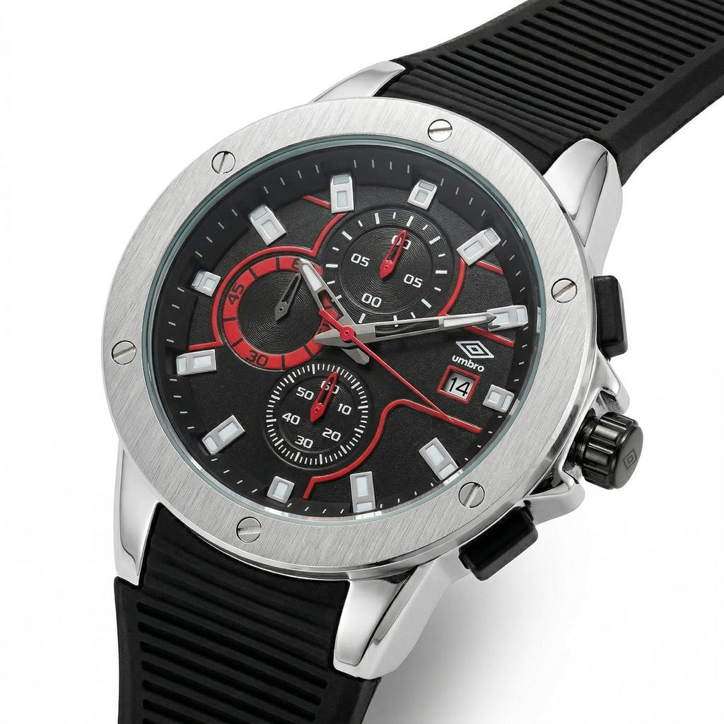 Reloj Análogo Hombre Umbro Plus Negro UMBP-1500-98