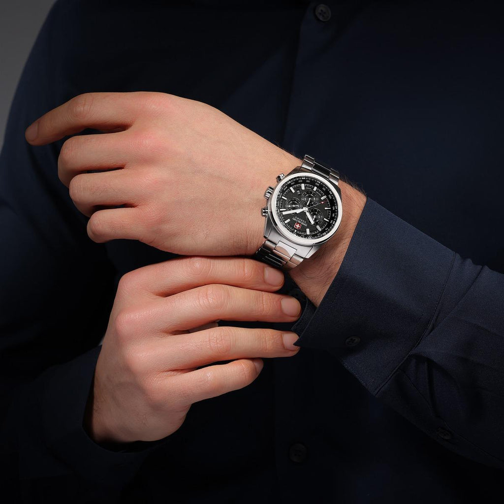 Reloj Hombre Swiss Military Plateado SMWGI0004204