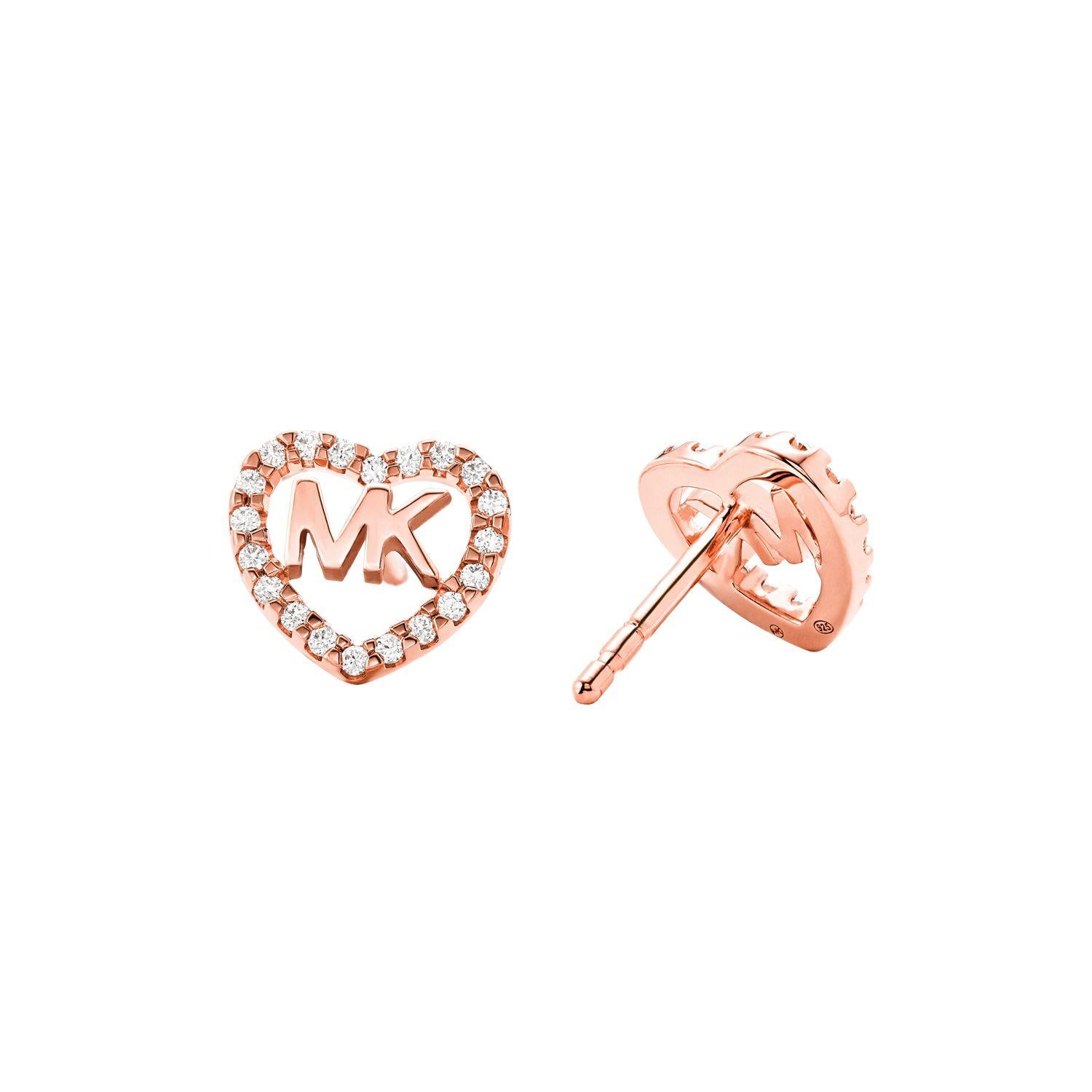 Aros Michael Kors Oro Rosa Mujer