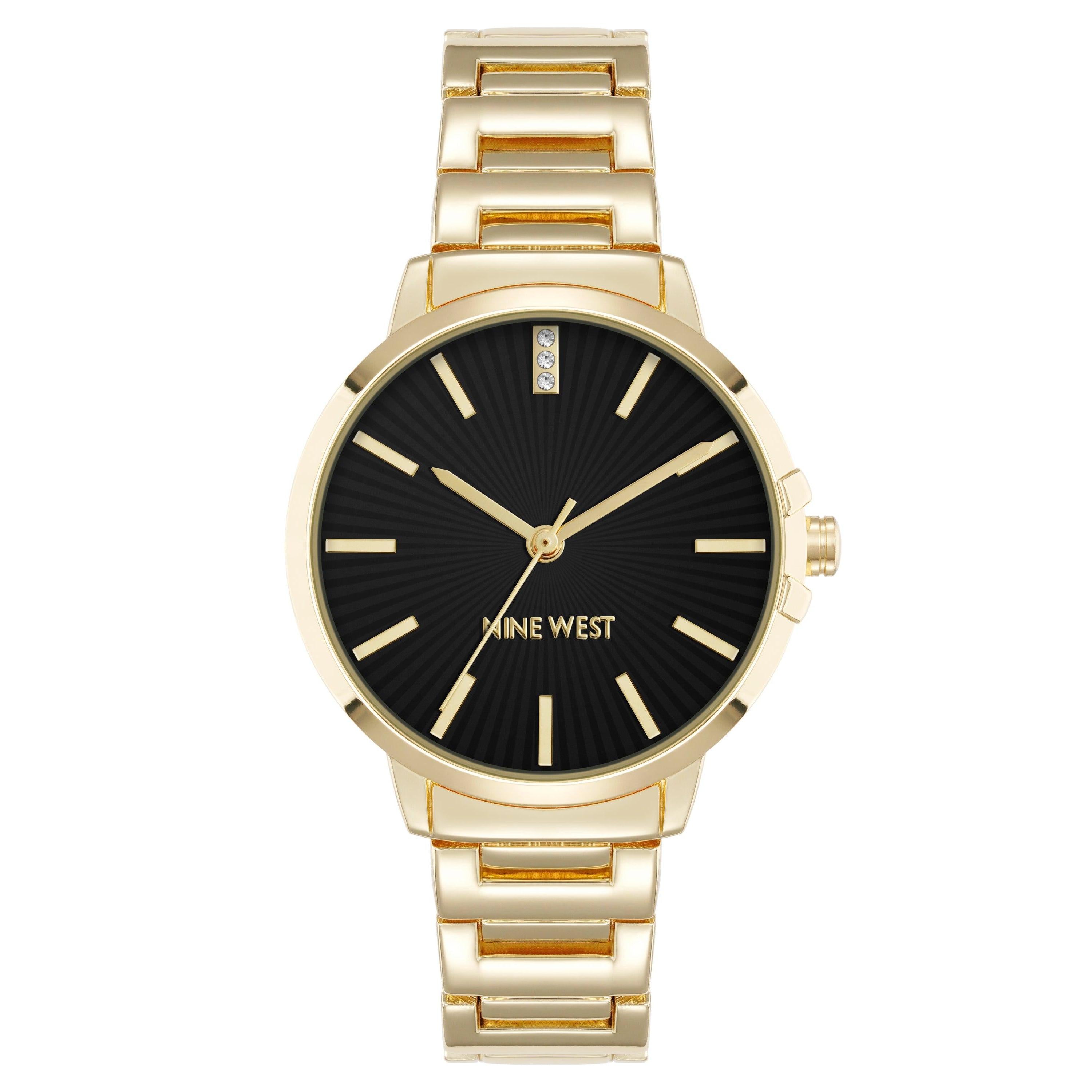 Reloj Análogo Mujer Nine West Dorado NW-3334BKGB