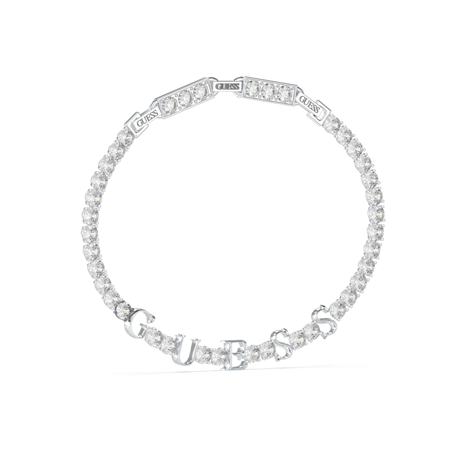 Pulsera Guess Plateada JUBB04218JWRHT-U