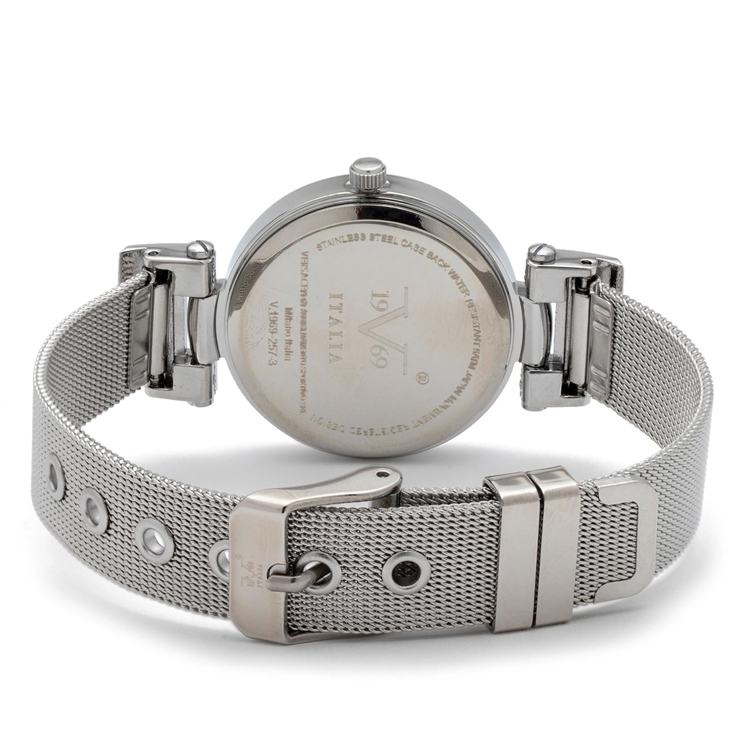 Reloj 19v69 Italia V1969-257-3 Plateado Mujer