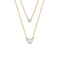 Collar Doble Fossil Dorado Mujer JF04357998