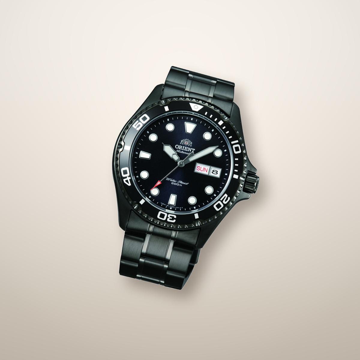 Reloj Buceo Hombre Orient Negro TAA02003B