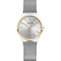Set de reloj y pulsera Análogo Mujer Bering Plateado 12131-014-GWP