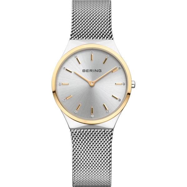 Set de reloj y pulsera Análogo Mujer Bering Plateado 12131-014-GWP