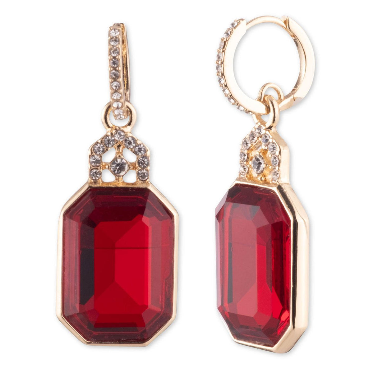 Aros Colgantes Ralph Lauren Rojo Mujer - Rojo / Tamaño Único