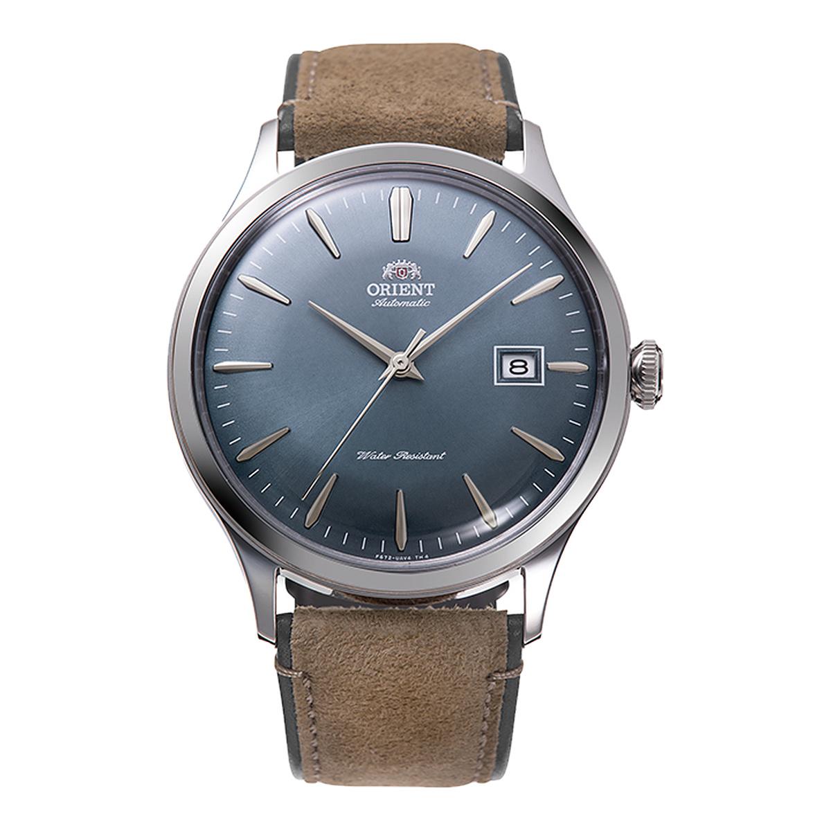Reloj Análogo Hombre Orient Plateado RA-AC0P03L