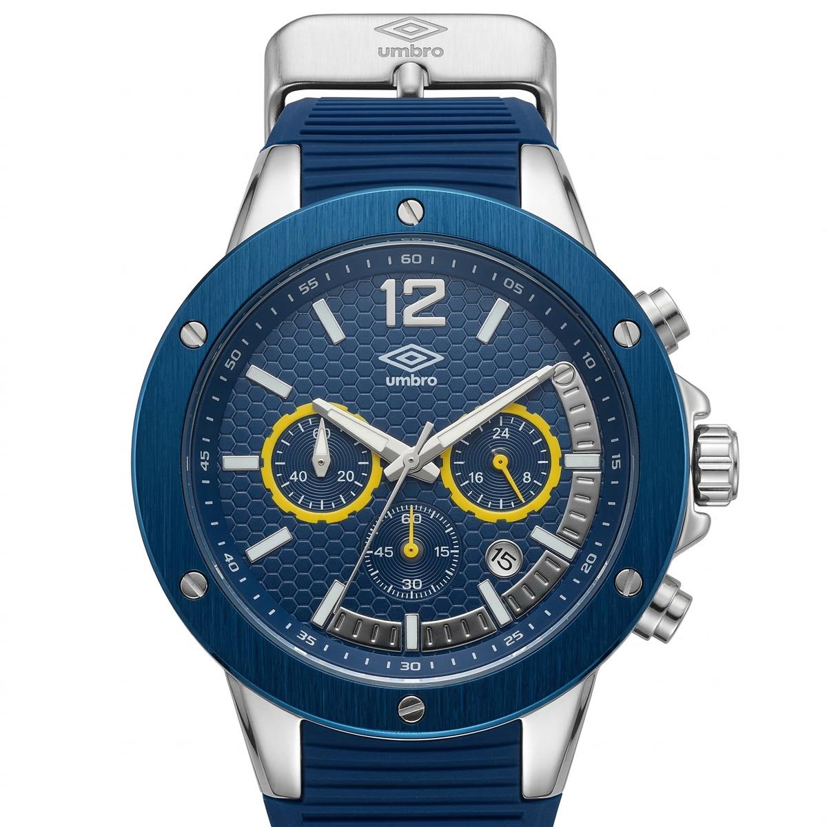 Reloj Análogo Hombre Umbro Plus Azul UMBP-1500-175