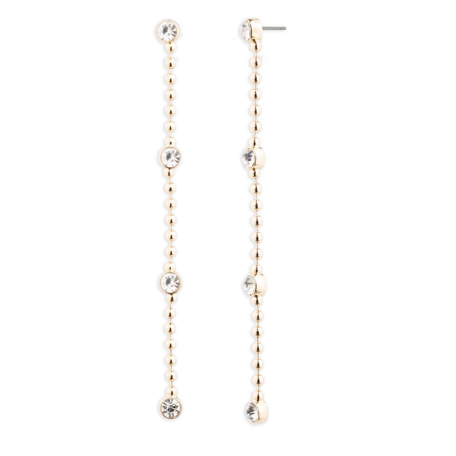 Aros Colgantes Ralph Lauren Dorado Mujer