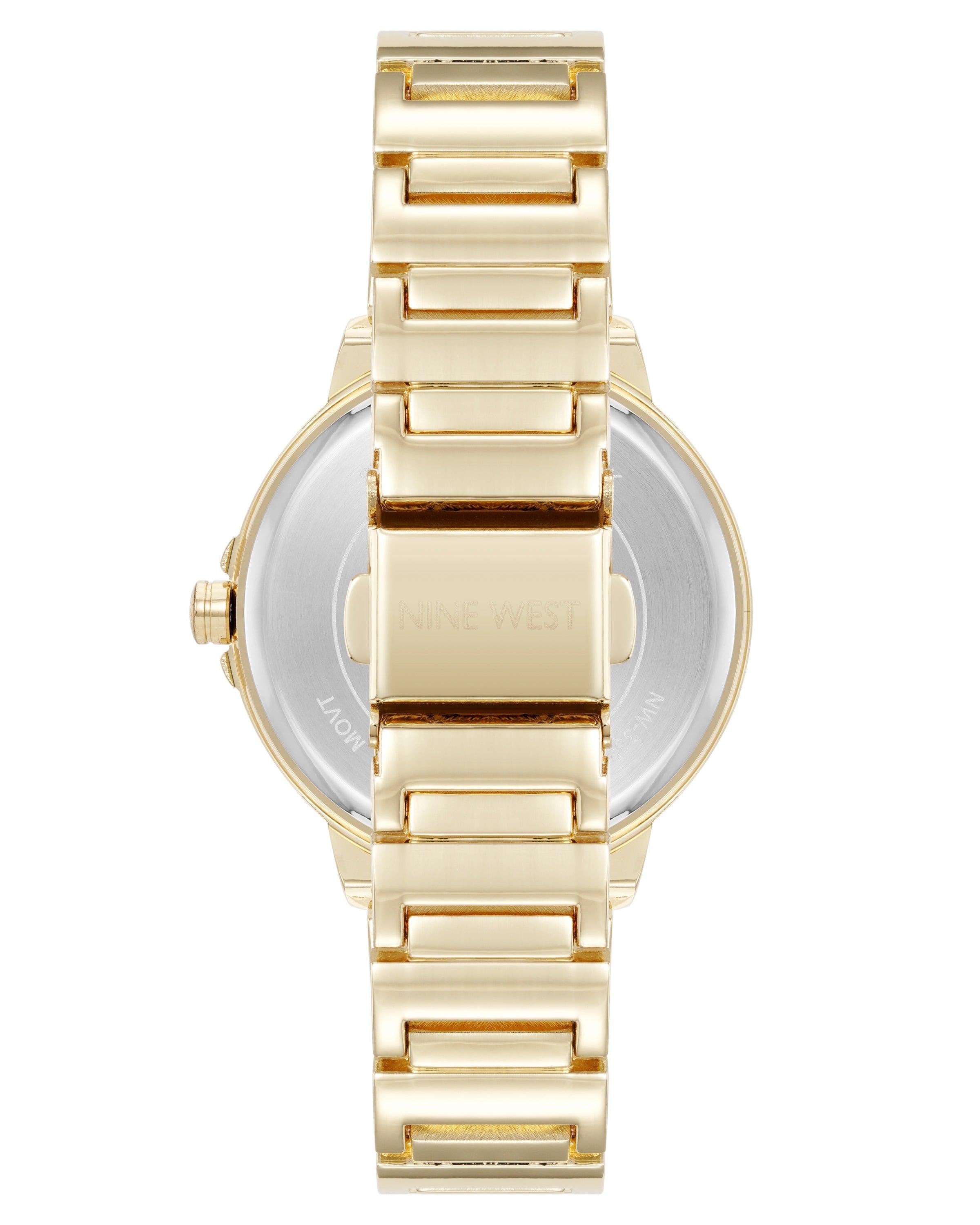 Reloj Análogo Mujer Nine West Dorado NW-3334BKGB