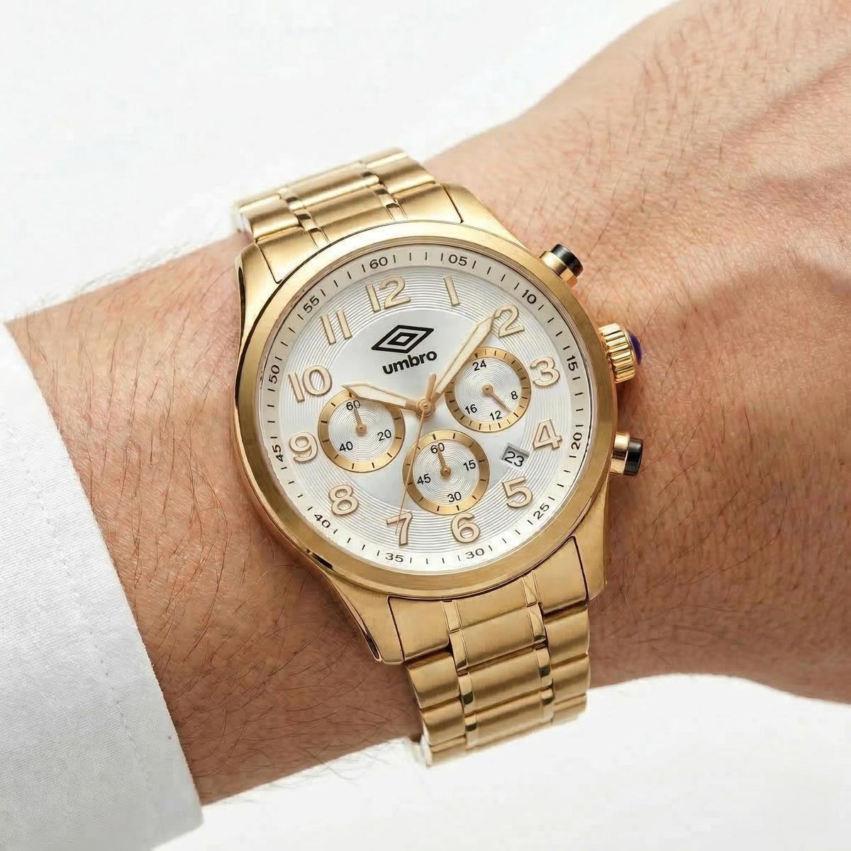 Reloj Análogo Hombre Umbro Plus Dorado UMBP-1500-126