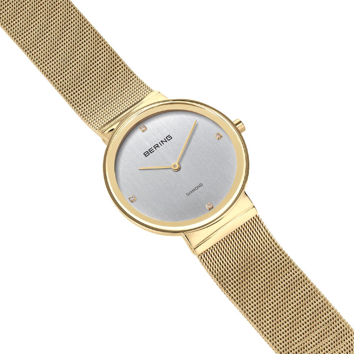 Reloj Análogo Mujer Bering Dorado 10135-334