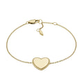Pulsera Fossil Dorado Mujer