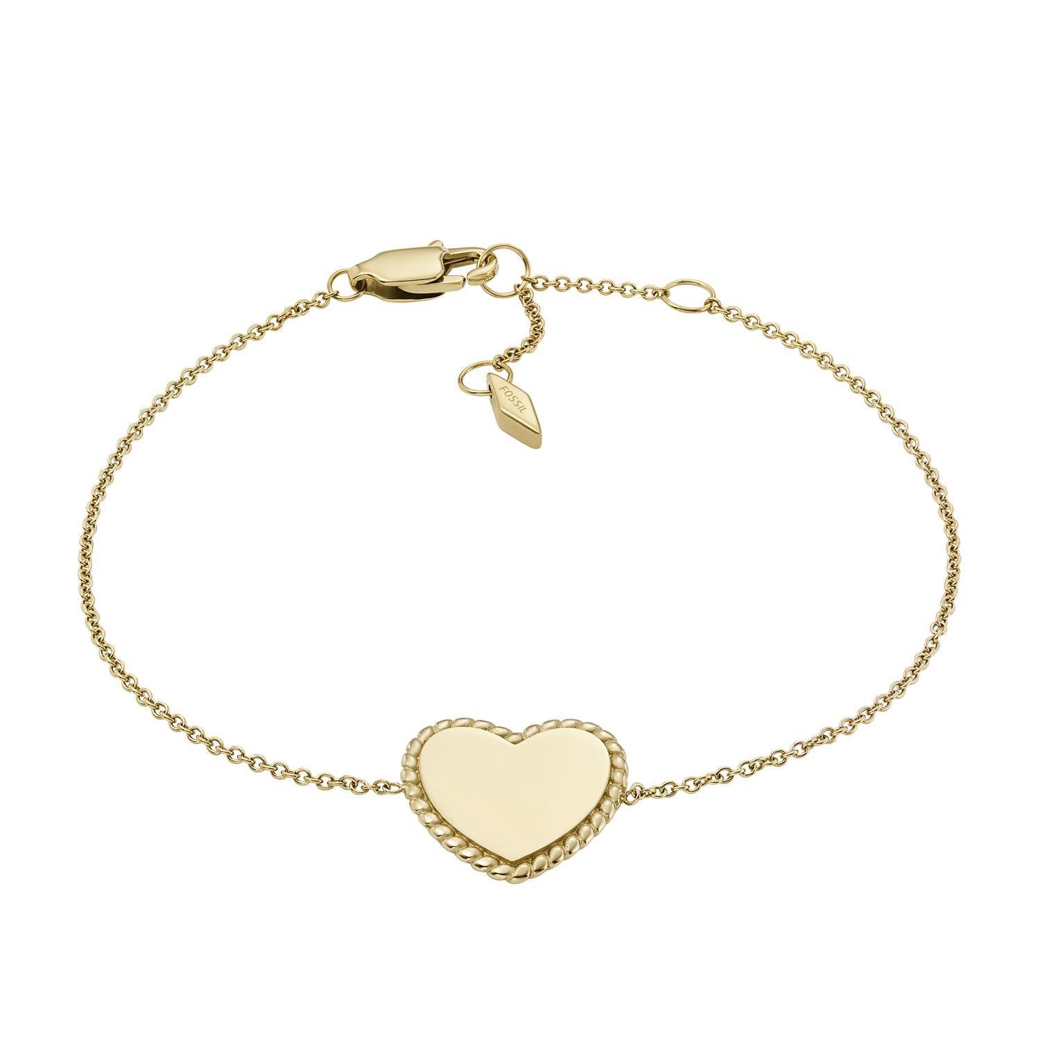 Pulsera Fossil Dorado Mujer
