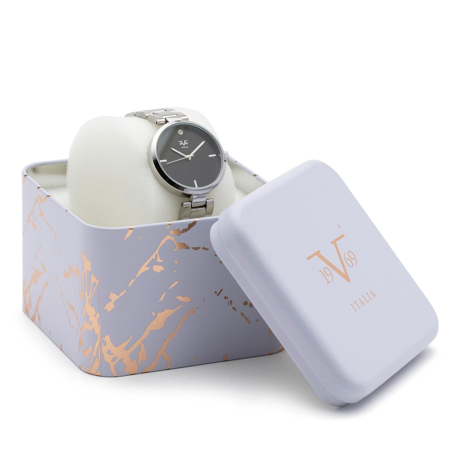 Reloj 19v69 Italia V1969-256-3 Plateado Mujer