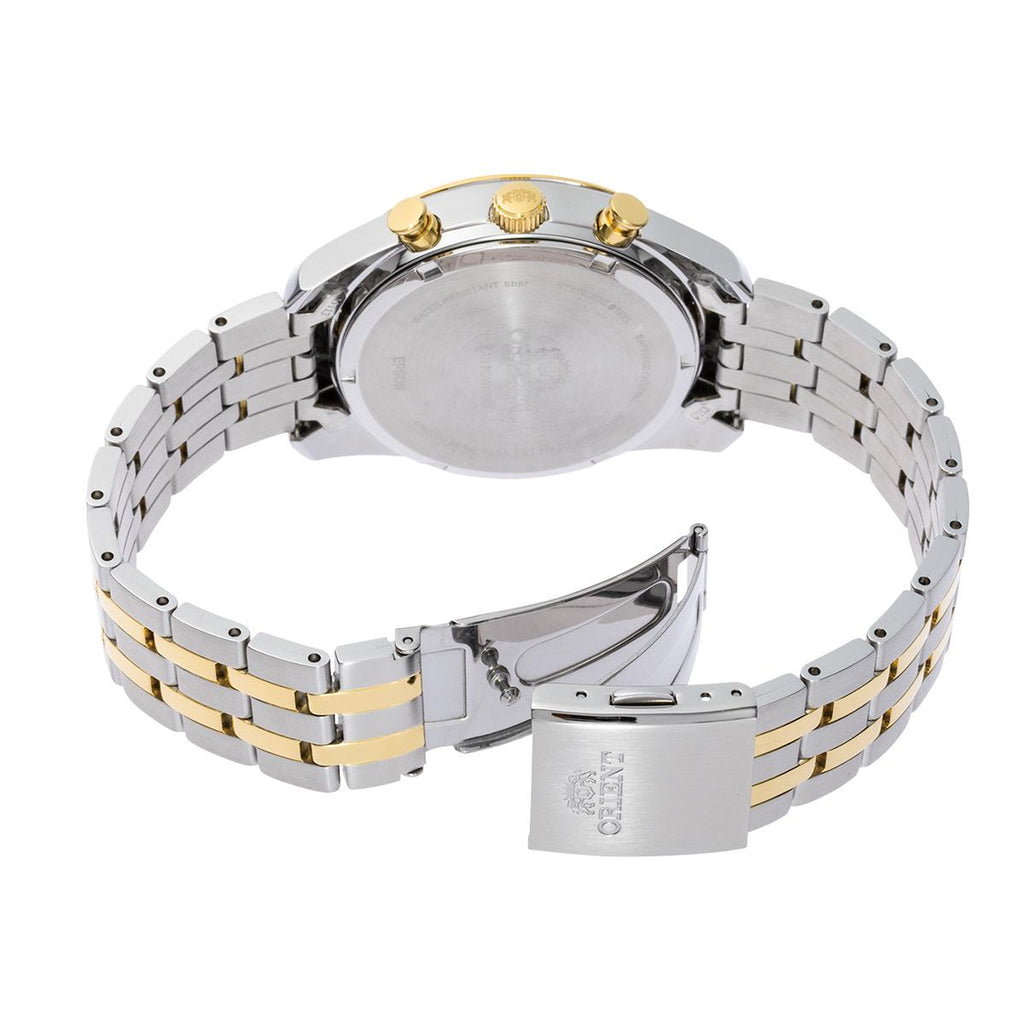 Reloj  Cronógrafo  Hombre Orient Plateado RA-TX0302S