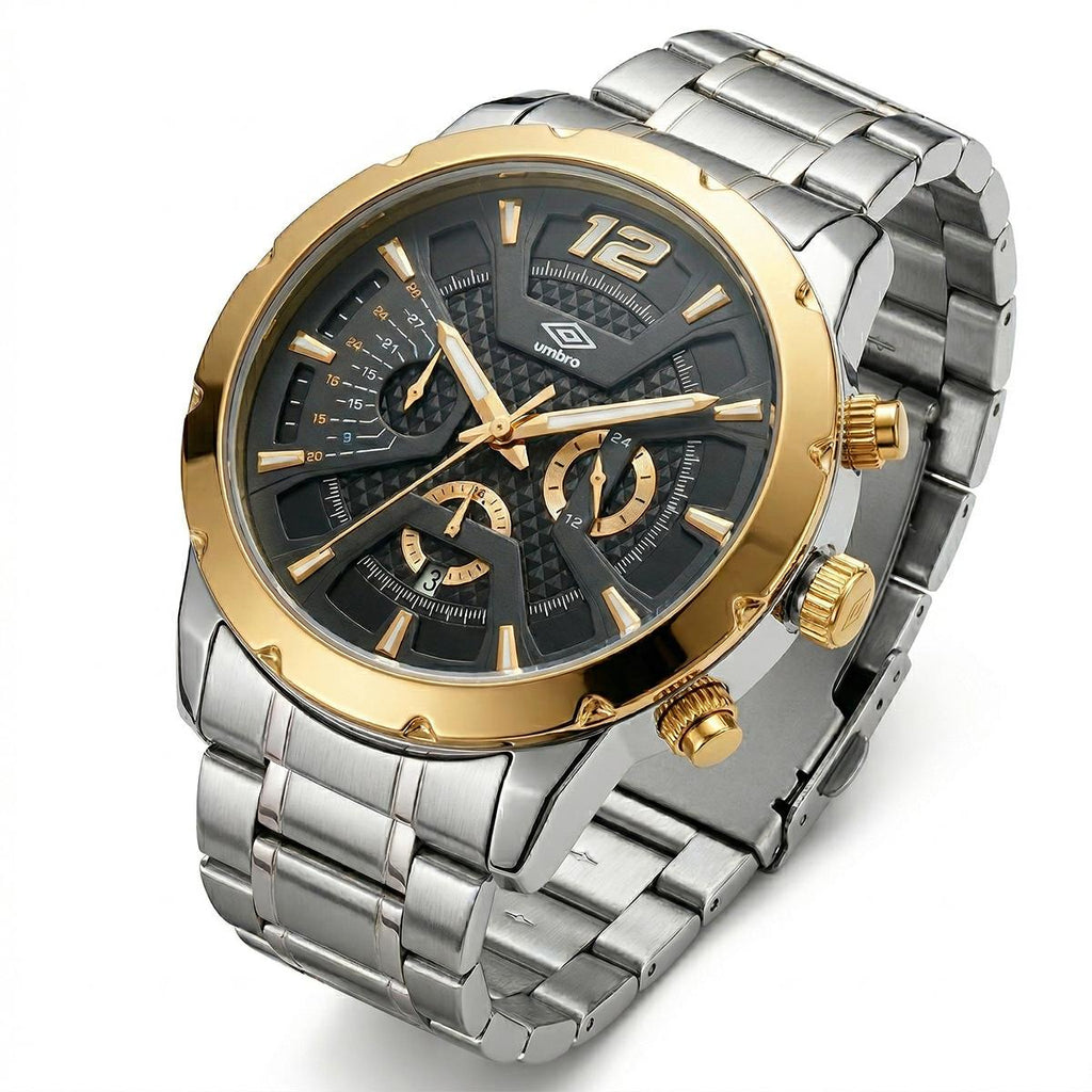 Reloj Análogo Hombre Umbro Plus Plateado UMBP-1500-80