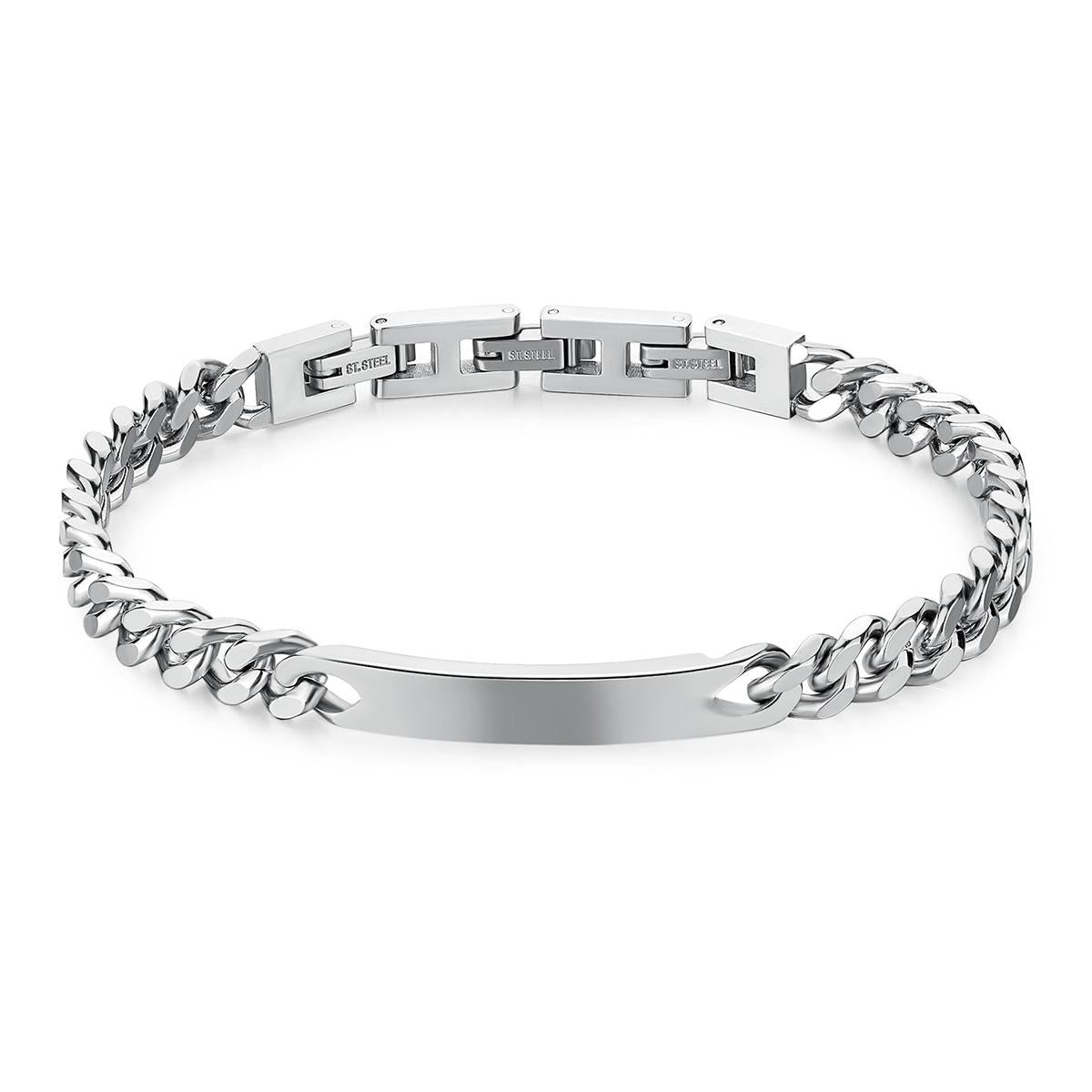 Pulsera Brosway Plateada Hombre BUL62