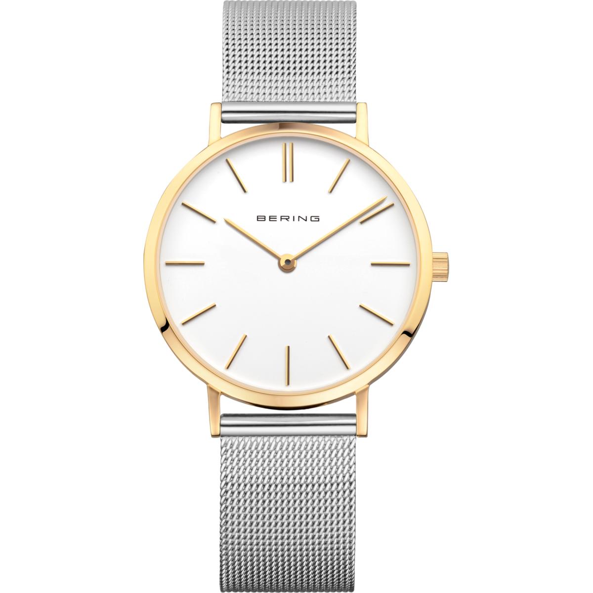 Reloj Análogo Mujer Bering Plateado 14134-010