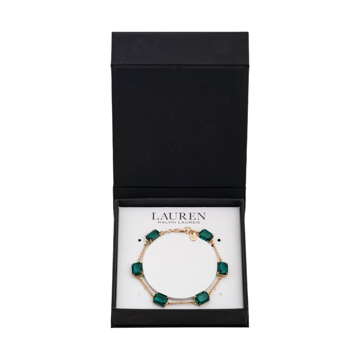 Pulsera Lauren Ralph Lauren Dorado Rojo 14B00459