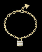 Brazalete Femenino Guess Dorado Jubb05406Jwygs