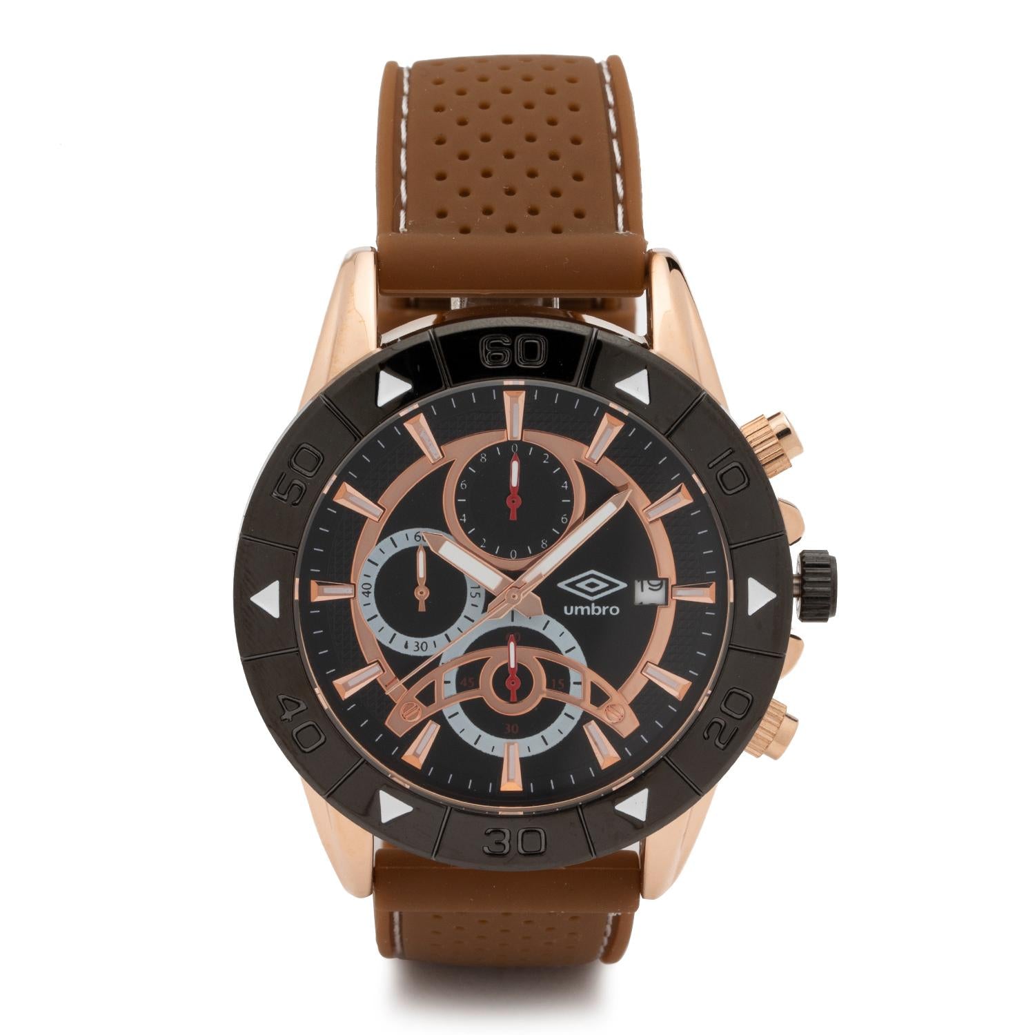 Reloj Umbro Plus UMBP-1700-2 Café Hombre