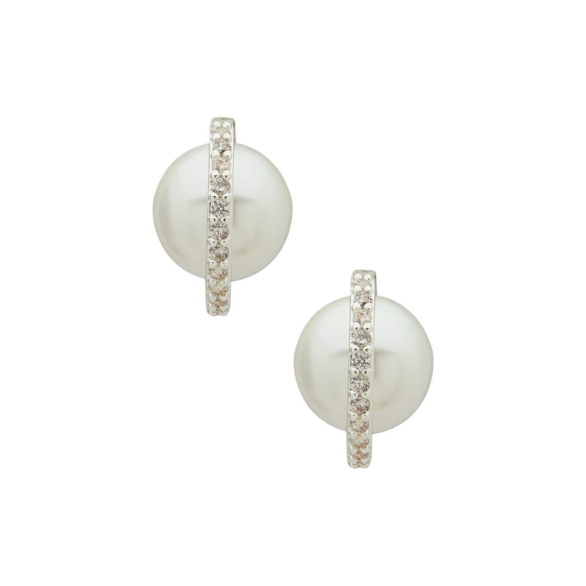 Aros Anne Klein Plateados 01G01109