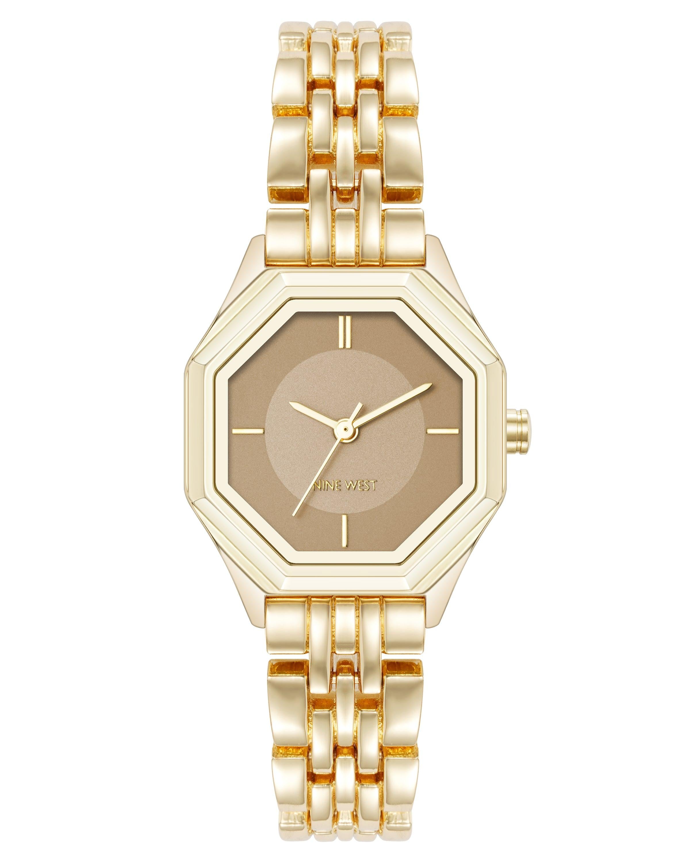 Reloj Análogo Mujer Nine West Dorado NW-3352TNGB