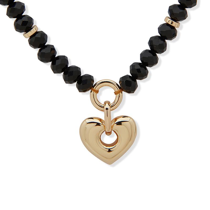 Collar Mujer Anne Klein Everlasting Hearts Negro