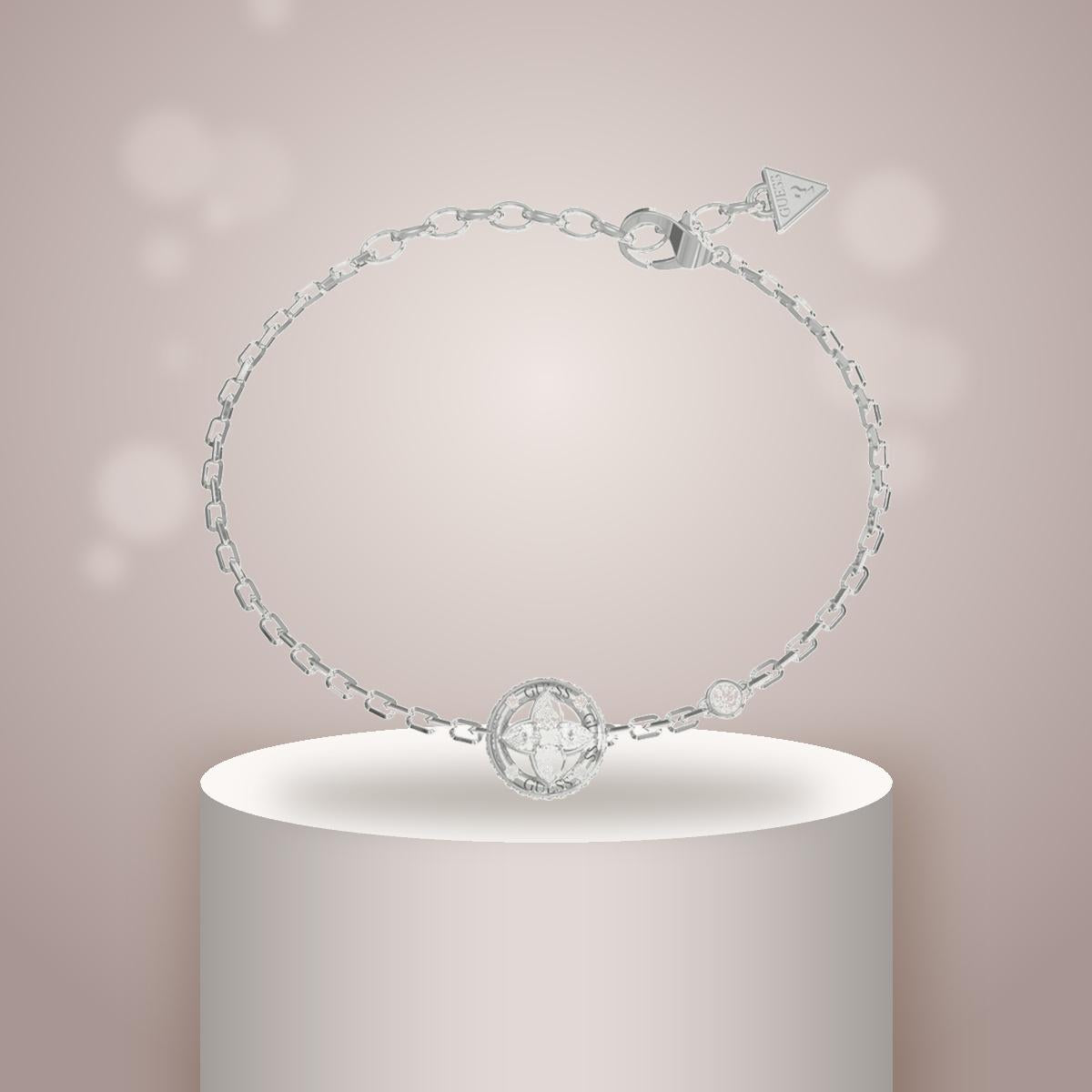 Pulsera Mujer Guess Plateado Jubb06462Jwrhs