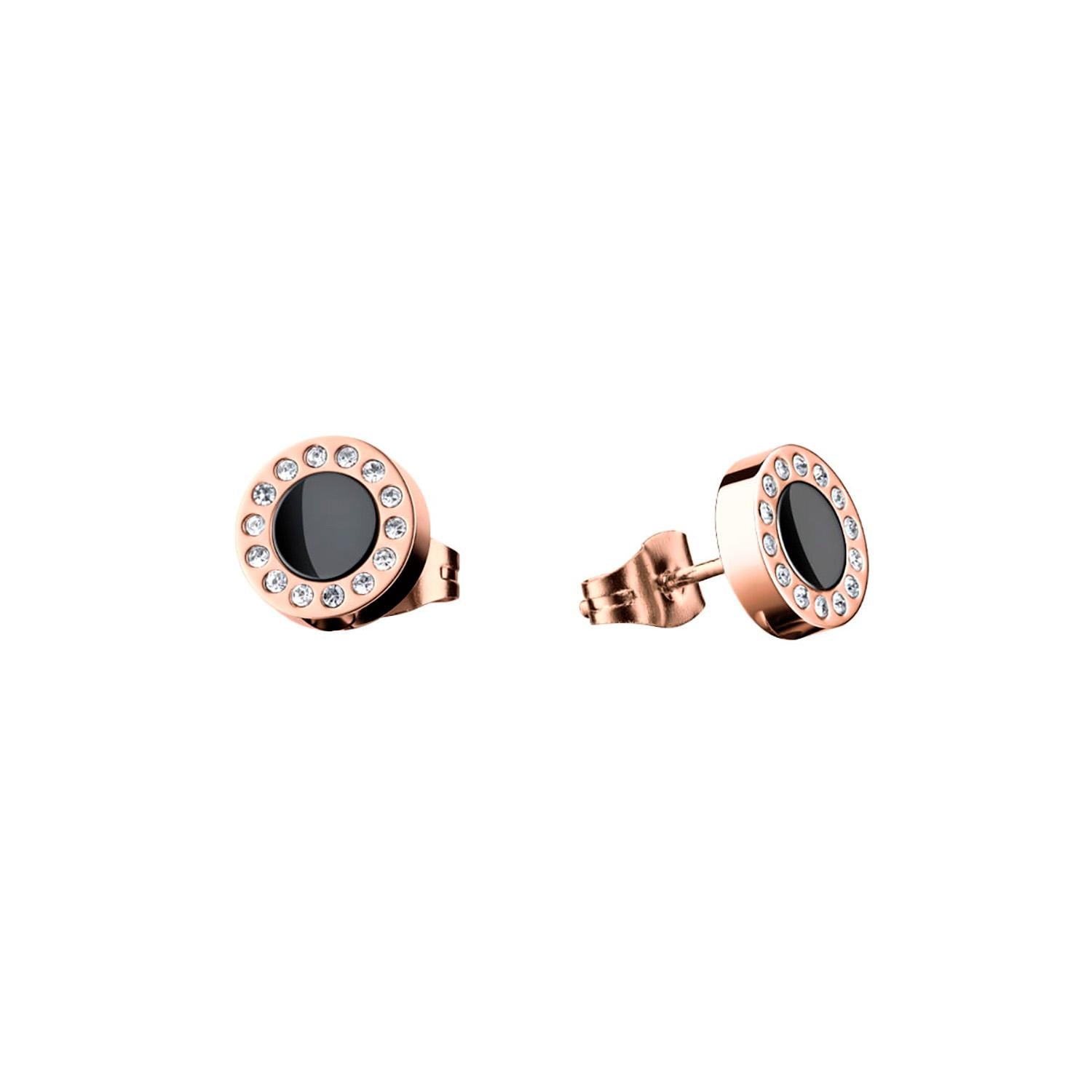 Aros Bering Negro Mujer