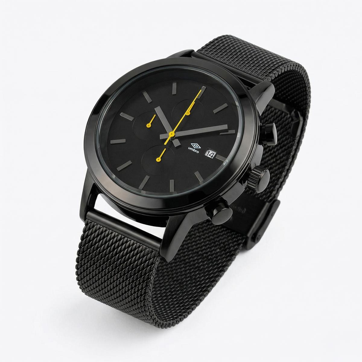Reloj Análogo Hombre Umbro Plus Negro UMBP-1500-198