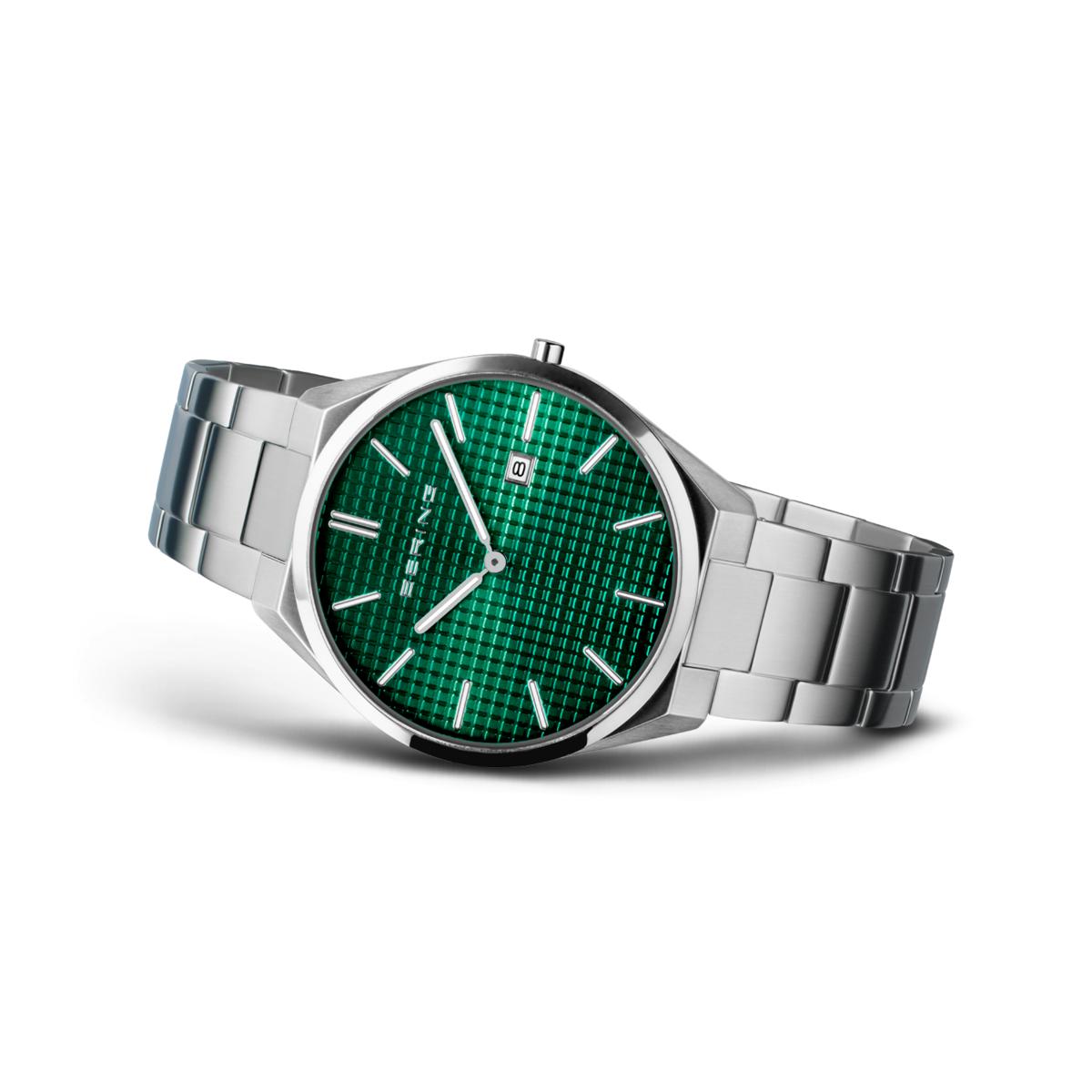 Reloj Análogo Bering Plateado Hombre 17240-708