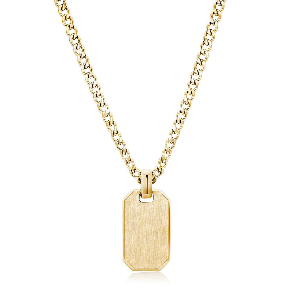 Collar Brosway Plateado Hombre BIK02