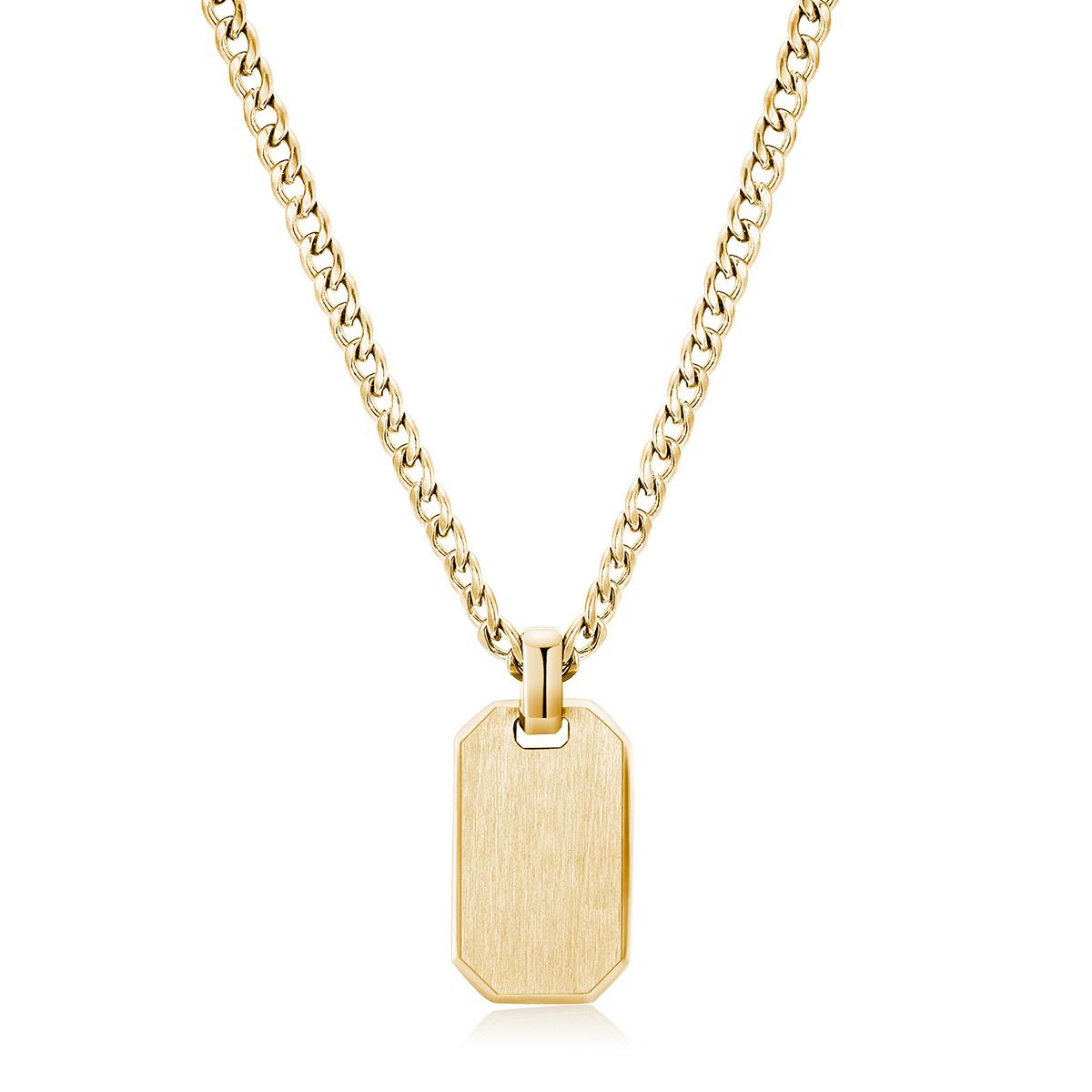 Collar Brosway Plateado Hombre BIK02