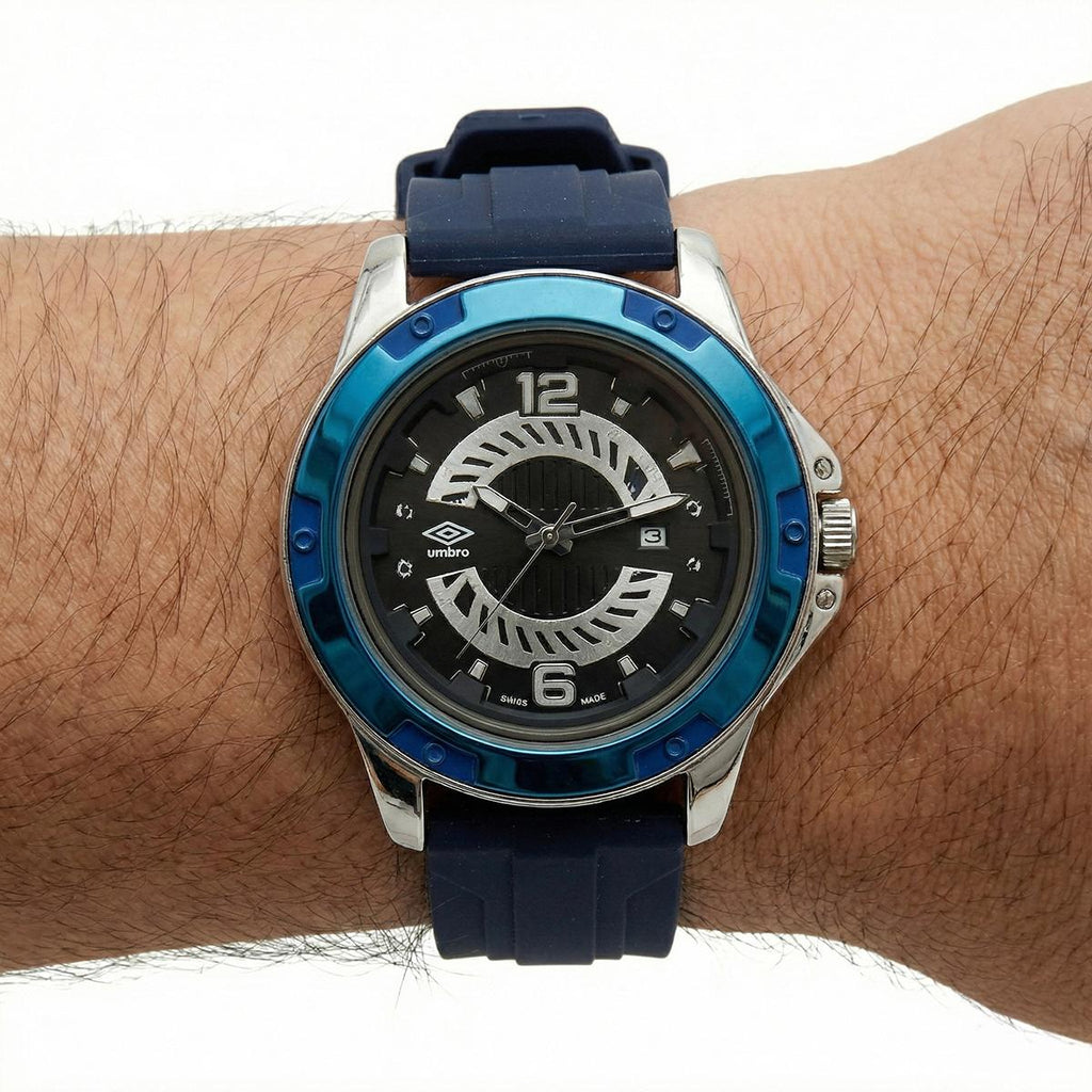 Reloj Análogo Hombre Umbro Plus Azul UMBP-1500-77