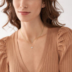Collar Doble Fossil Dorado Mujer JF04357998