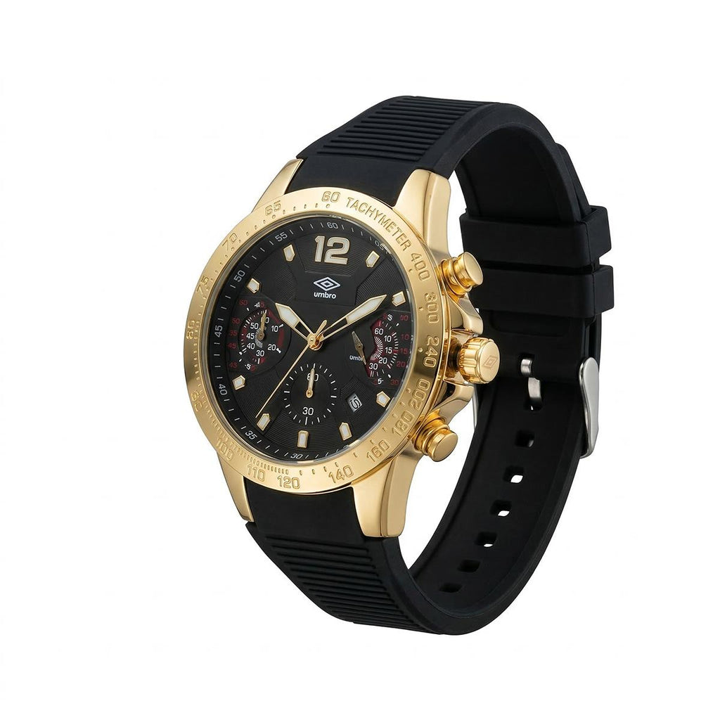 Reloj Análogo Hombre Umbro Plus Negro UMBP-1500-96