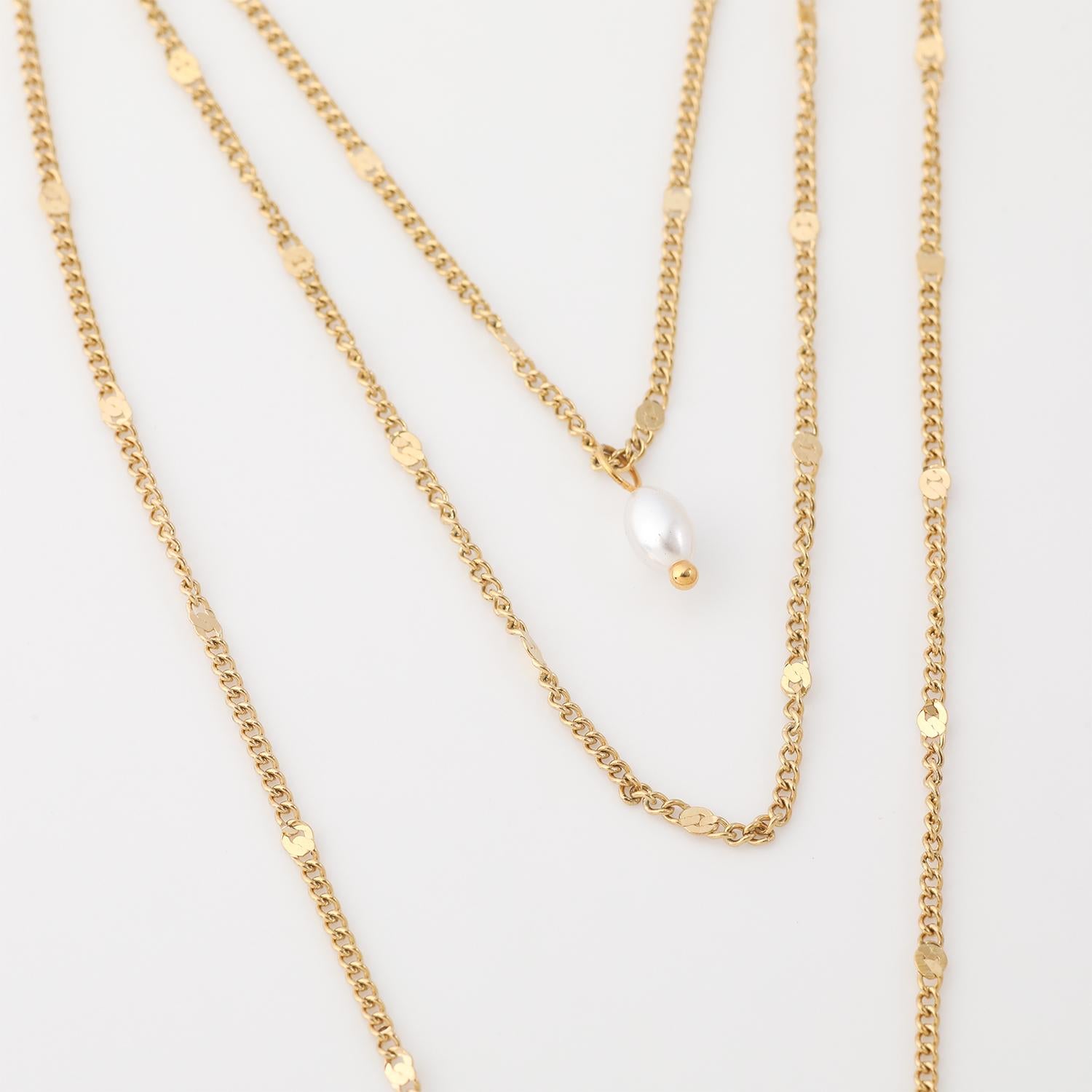 Collar 19V69 Italia Dorado STNE107