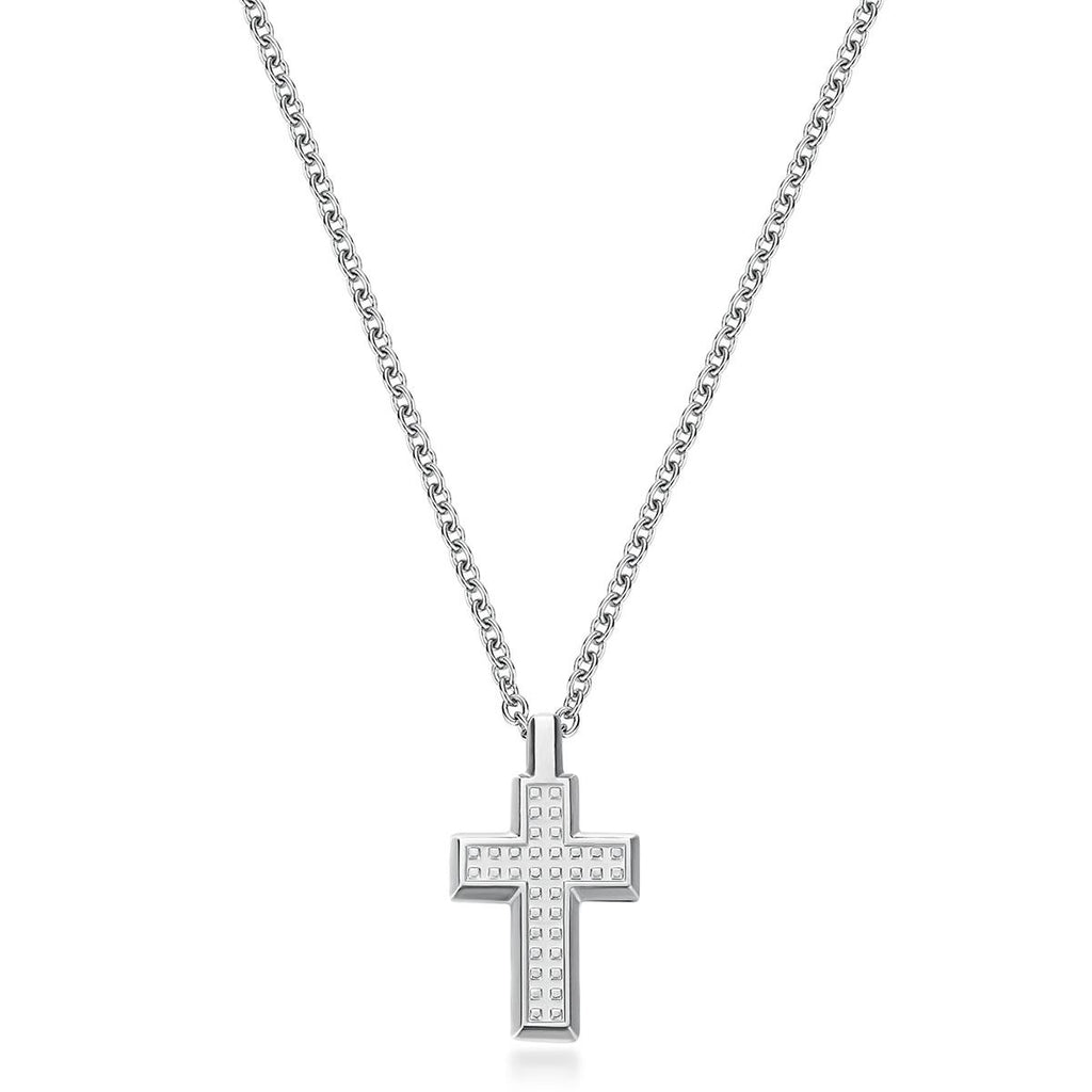Collar Brosway Plateado Hombre BUL55