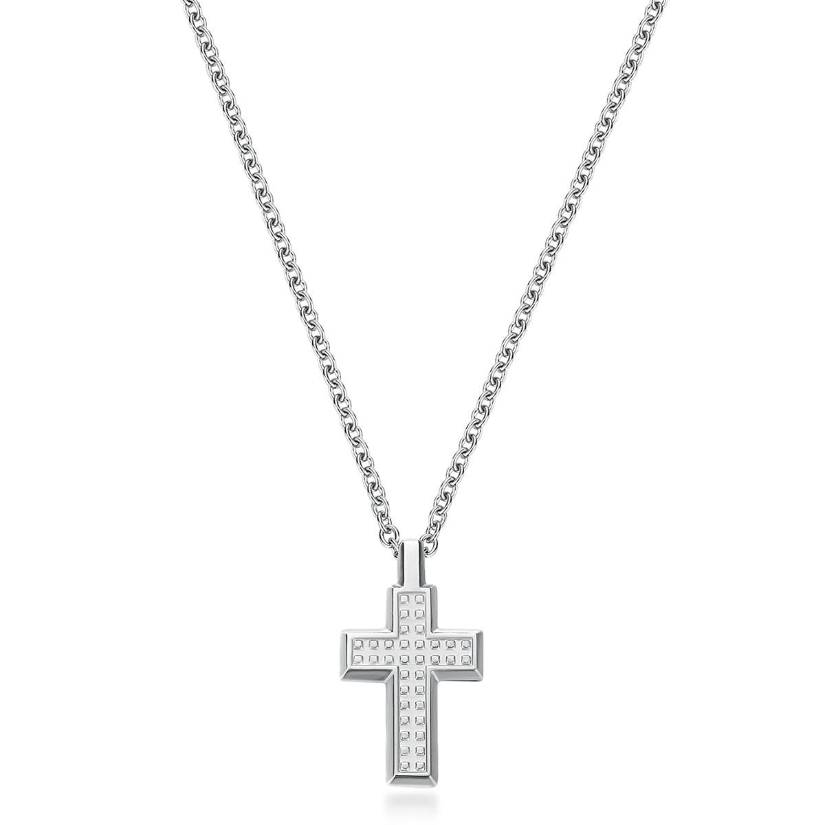 Collar Brosway Plateado Hombre BUL55