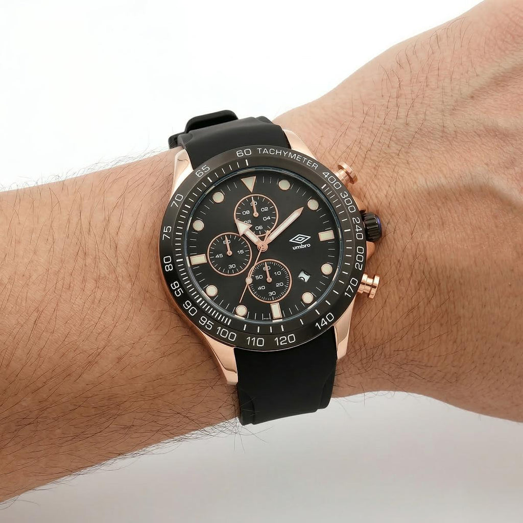 Reloj Análogo Hombre Umbro Plus Negro UMBP-1500-113