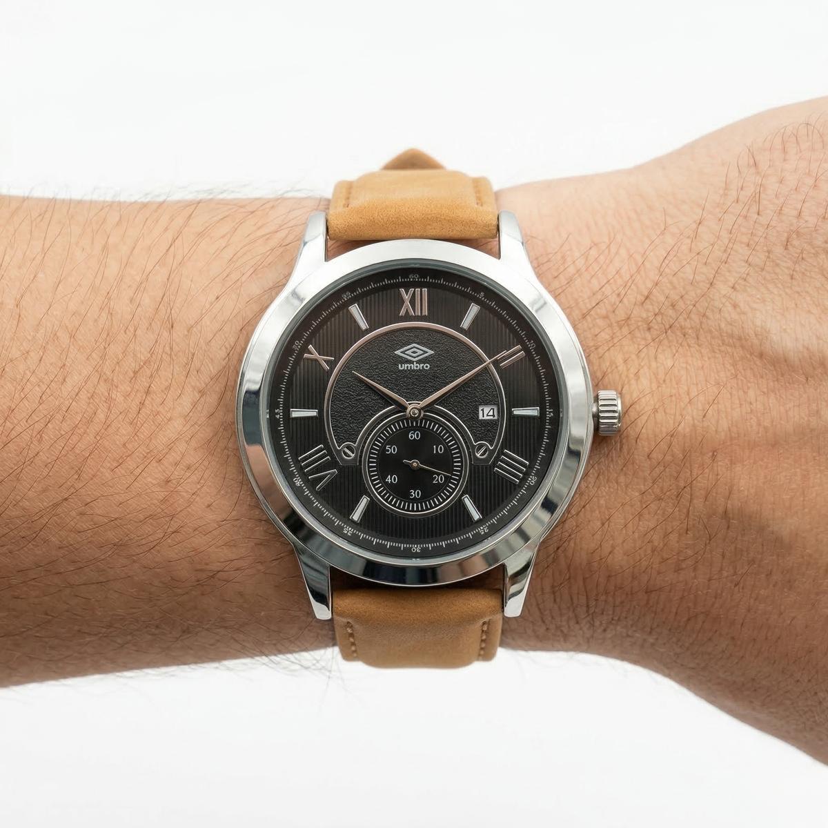 Reloj Análogo Hombre Umbro Plus Café UMBP-1500-131