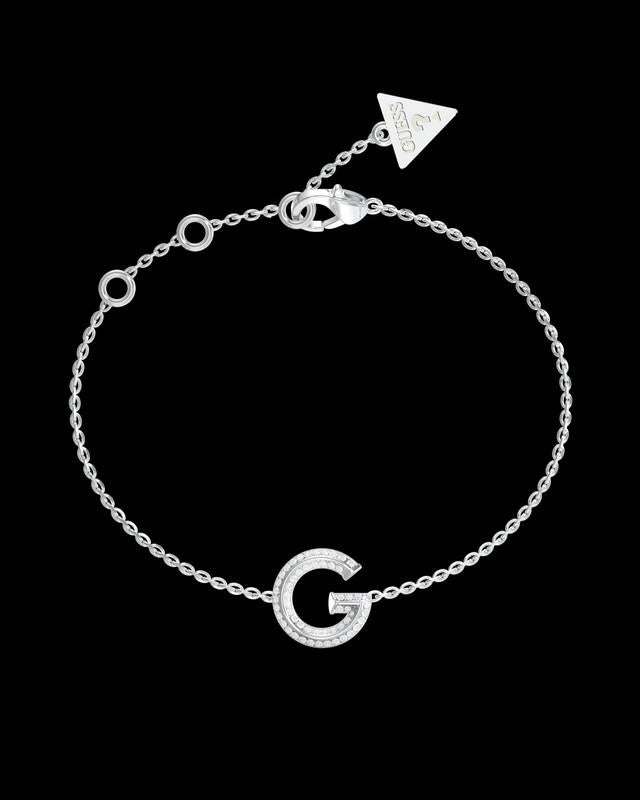 Brazalete Femenino Guess Plateado Jubb05442Jwrhs