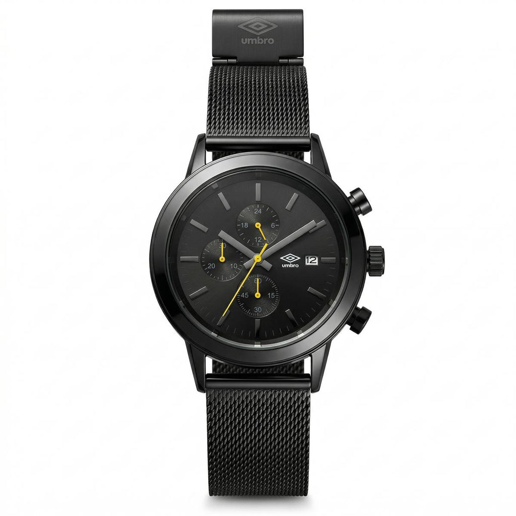 Reloj Análogo Hombre Umbro Plus Negro UMBP-1500-198