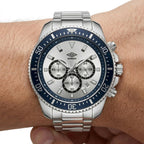Reloj Análogo Hombre Umbro Plus Plateado UMBP-1500-104